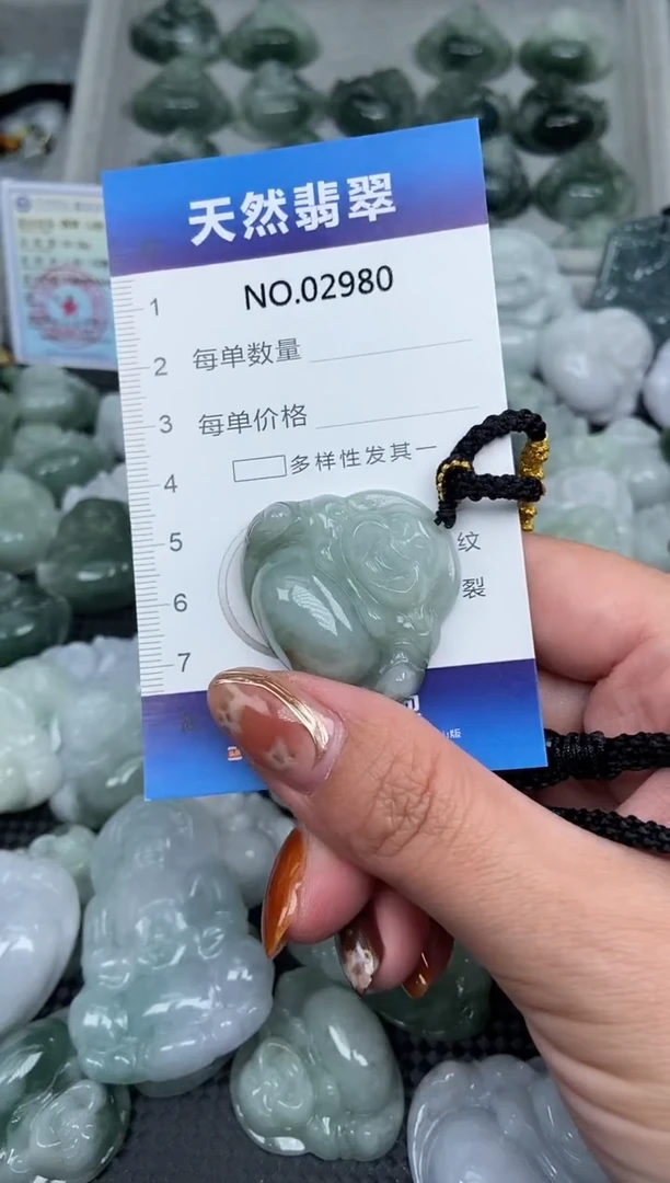 颈饰未镶嵌翡翠纯天然A货翡翠2980
