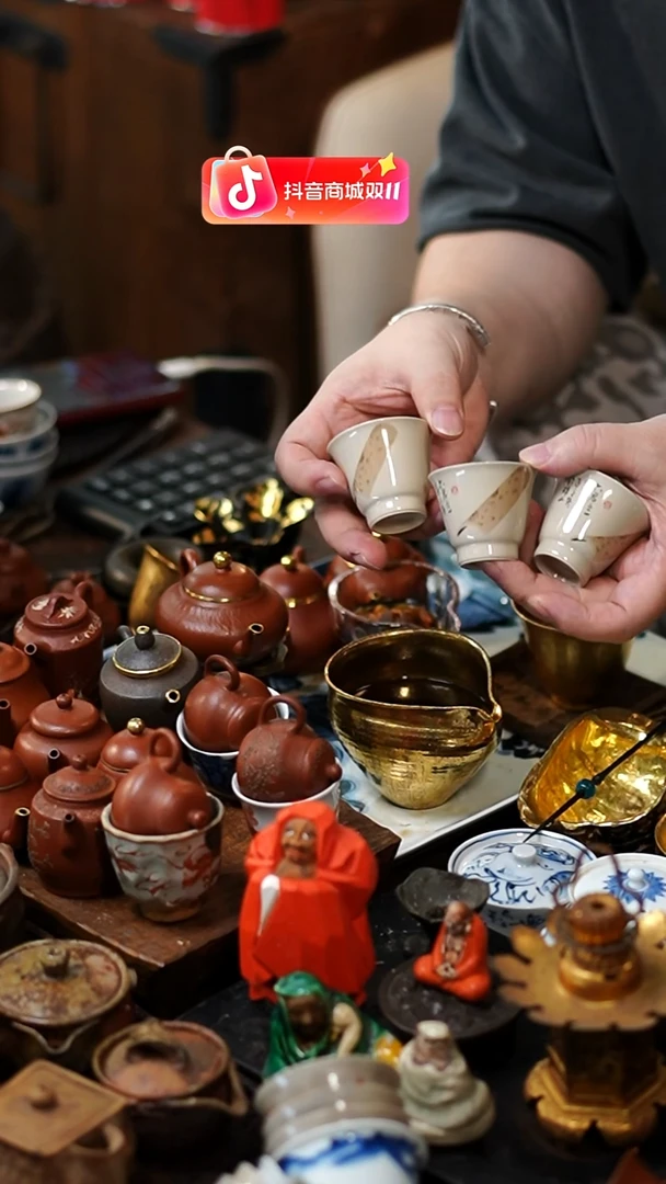 闪购65 3个茶杯功夫茶道具