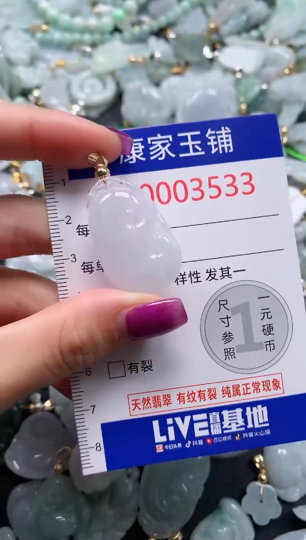 颈饰未镶嵌翡翠3533