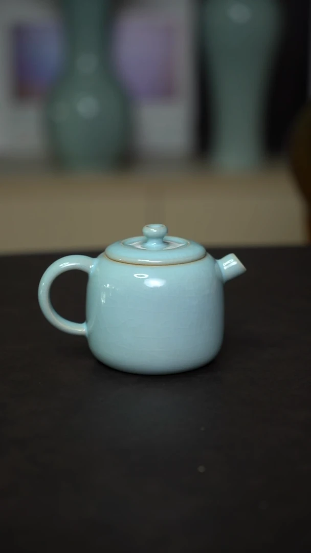 杯子瓷炮嘴壶全手工