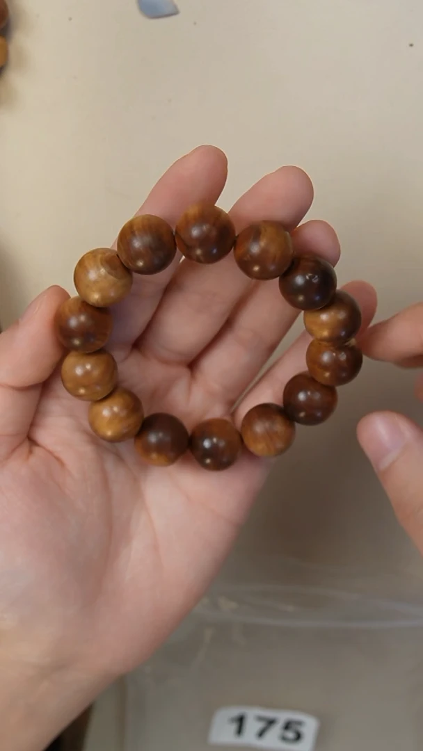 檀香木手串/手链老山檀香1.6圆珠单圈供奉料留疤