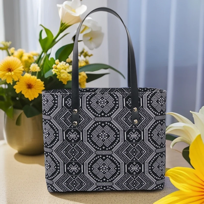 【顺丰包邮不打烊】纯手工制作广西非遗壮锦刺绣女款斜挎单肩包托特