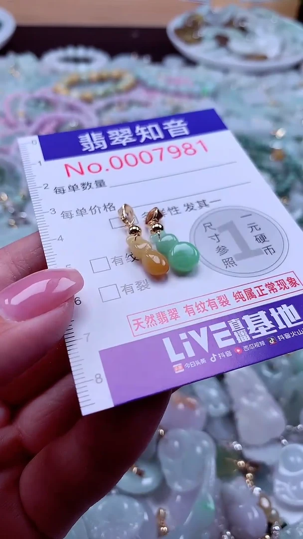 颈饰未镶嵌翡翠7981