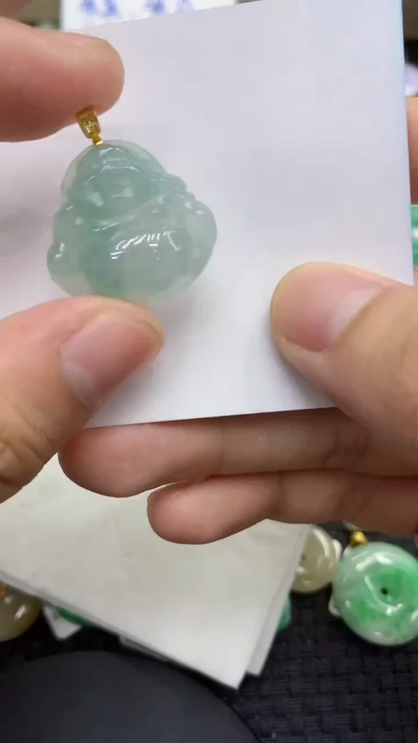 颈饰未镶嵌翡翠天然缅甸A货翡翠