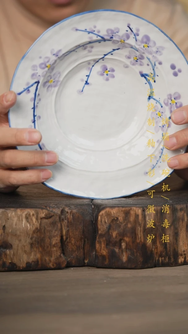 【闪购商品】瓷片景德镇高温釉下彩可微波烤箱洗碗机