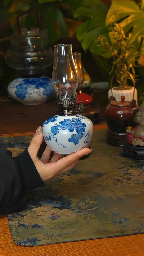 【闪购商品】景德镇陶瓷手工灯摆件