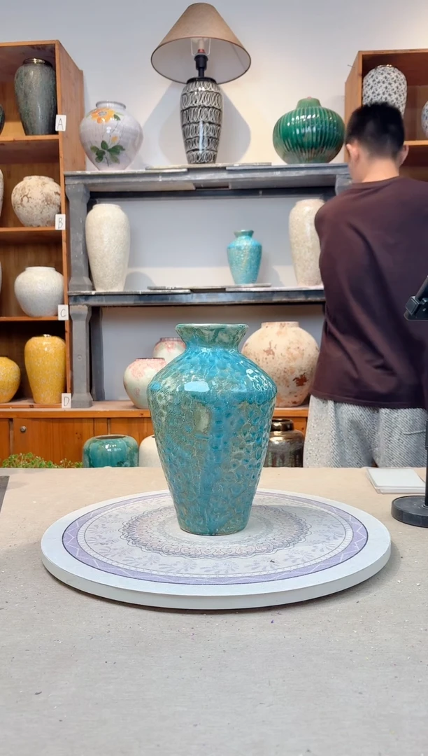 瓶陶瓷花瓶  新品 彩陶 大号  正品