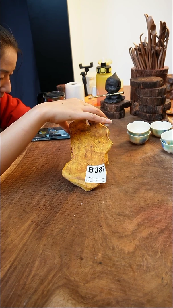 B387鹰瞳手作硬木工艺小干泡