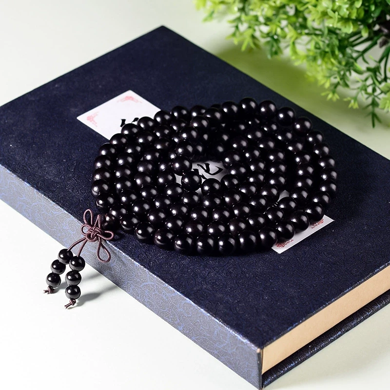 黑檀佛珠手串108颗-LQ106