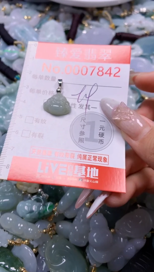 颈饰未镶嵌翡翠7842