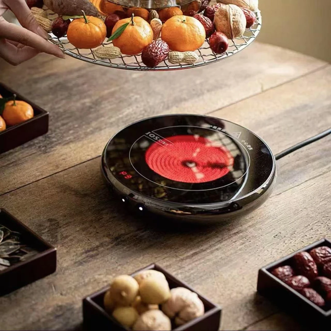 艾玛诗T0 1300W升级茶壶款式圆形超薄煮茶炉