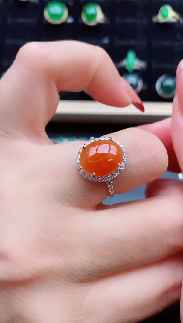 【闪购商品】翡翠戒指银S925镶嵌321321