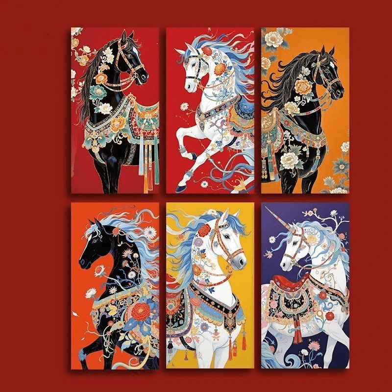 【抢30个】2026新款马年红包中式触感高档加厚个性创意过新年利是封