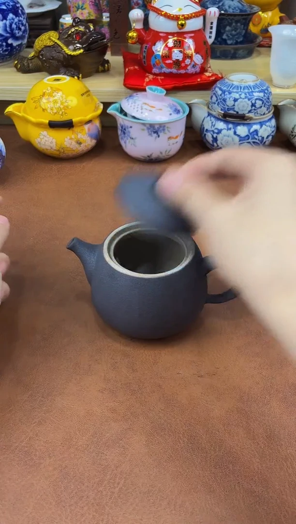 陶瓷茶具摆件旅行套组