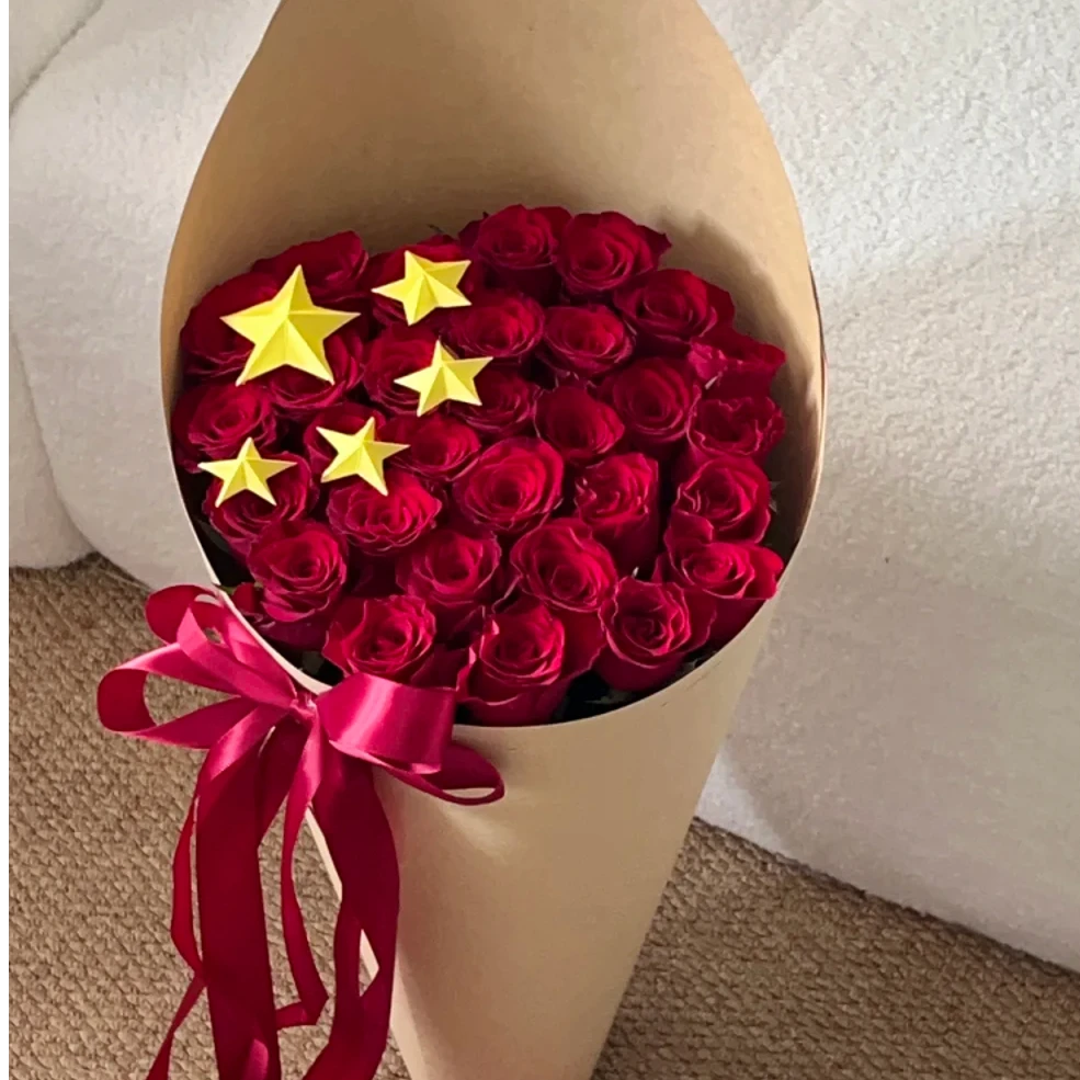 【退役接站花束】我的靠山回来了送对象送兵哥哥花束送站花束19朵红玫瑰花束鲜花花束小时达配送同城配送到家