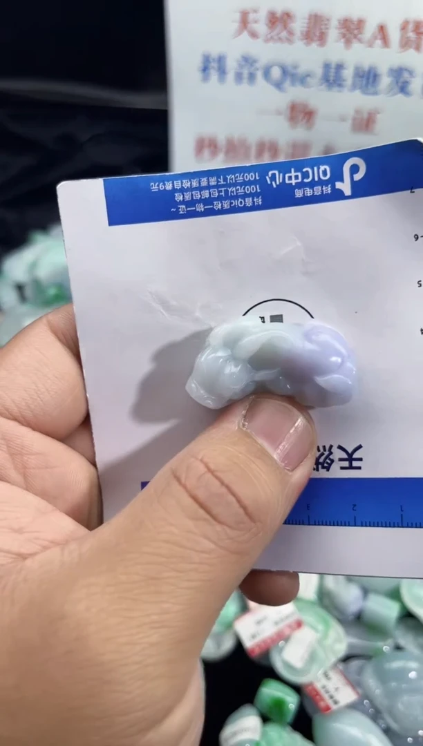 颈饰未镶嵌翡翠天然缅甸翡翠A货吊坠
