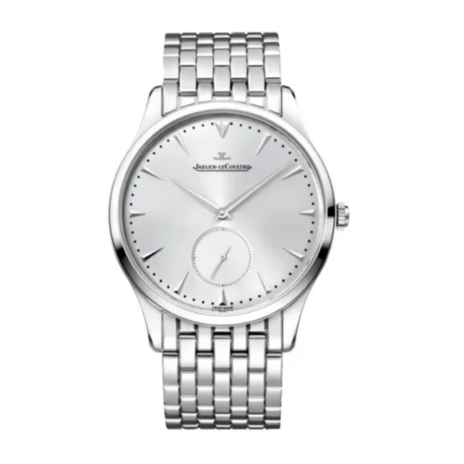 99新 Jaeger-LeCoultre/积家 大师Q1358120/40mm小秒针钢带机械表