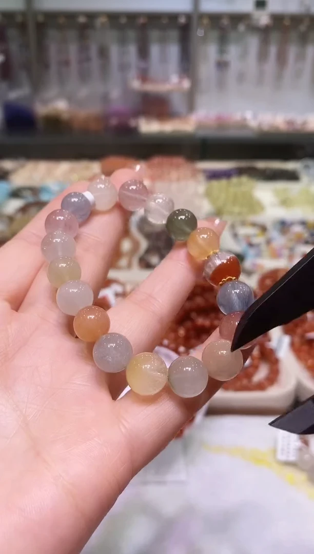 未镶嵌手链水晶多样性发其一兔毛