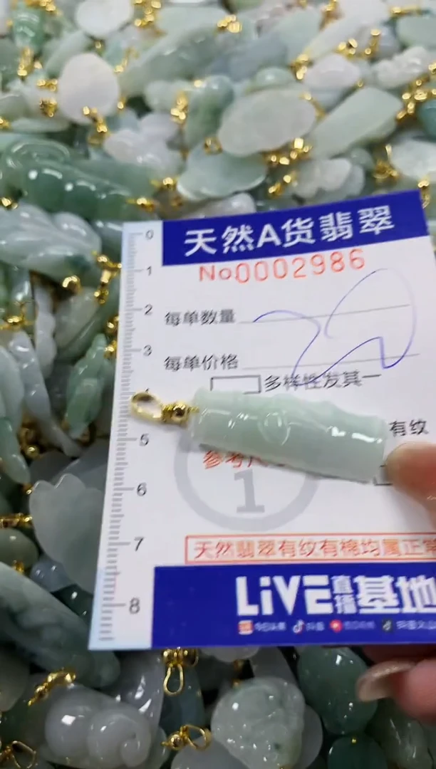 颈饰未镶嵌翡翠天然A货翡翠