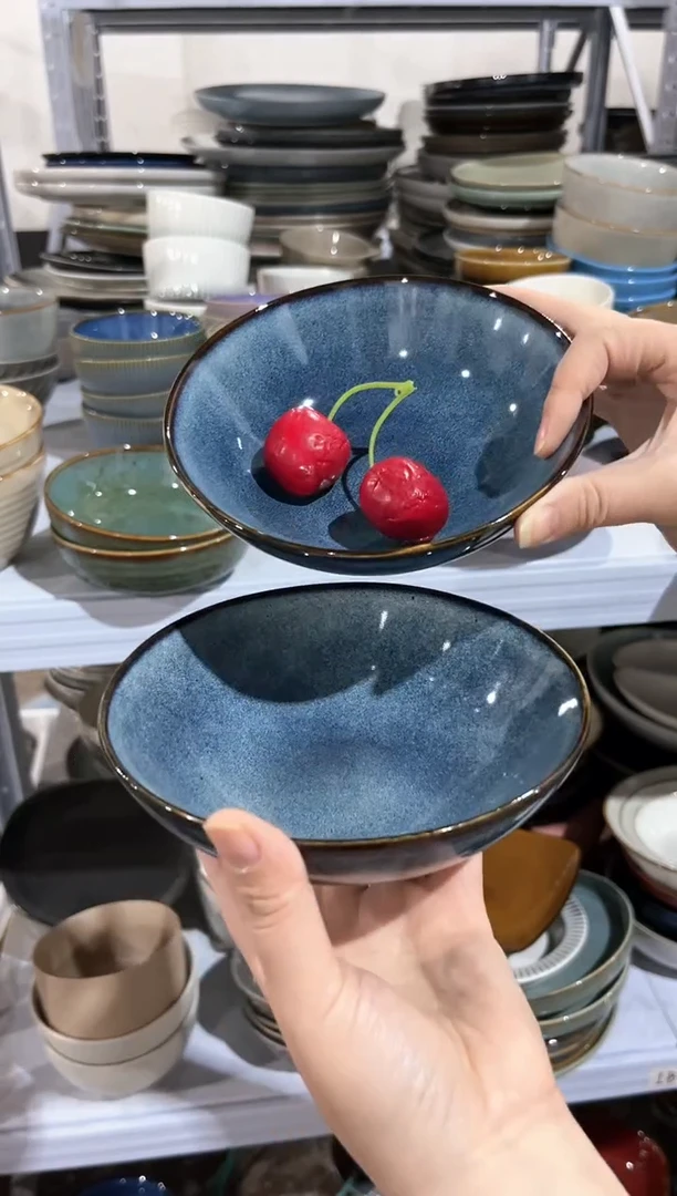 【闪购商品】瓷片外贸尾货瑕疵满20包邮X2 QM蓝色
