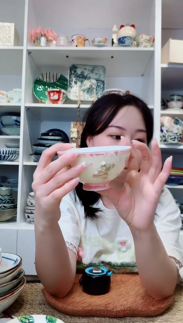 陶瓷【微瑕】亮晶晶米饭碗