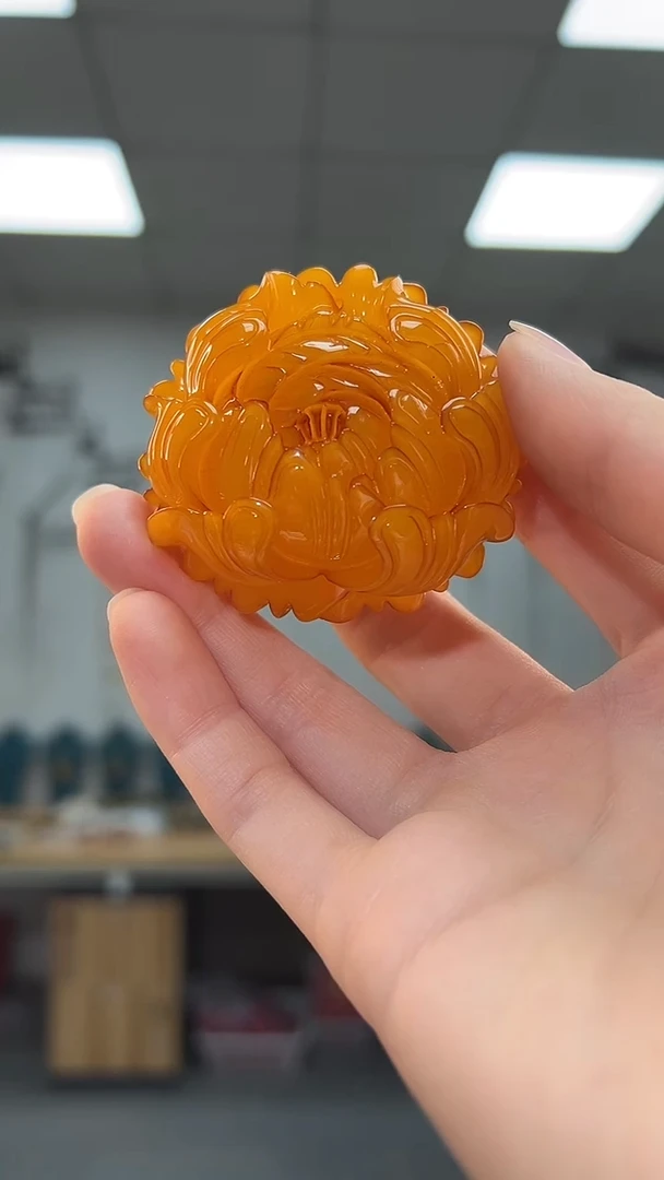 【闪购商品】琥珀裸石未镶嵌A0355天然蜜蜡绑链子