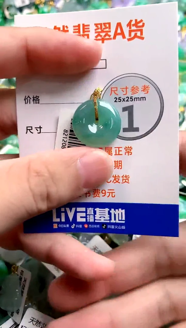 颈饰18K金镶嵌翡翠0533500111