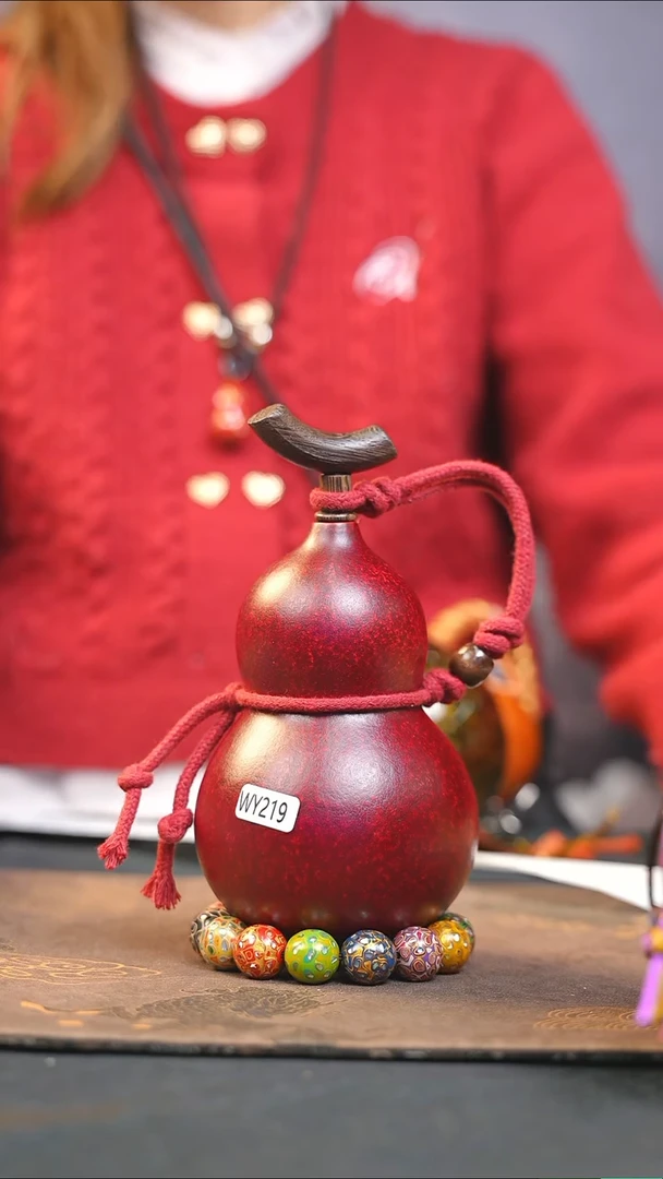 【闪购商品】WY219大漆酒葫芦不包手串及旋转底座