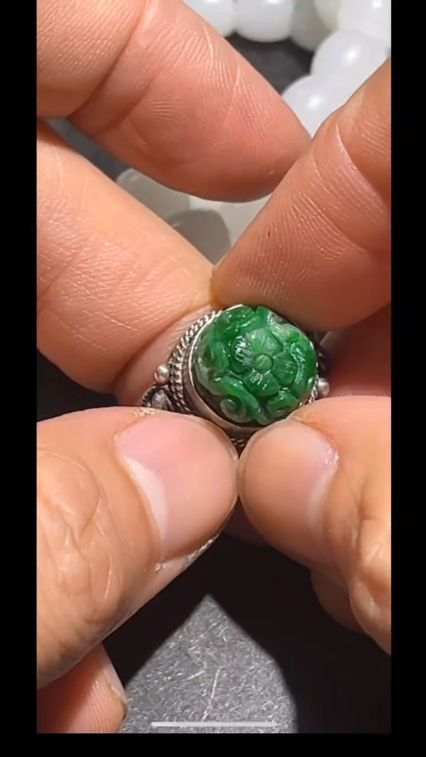 翡翠戒指未镶嵌pz725-108戒指