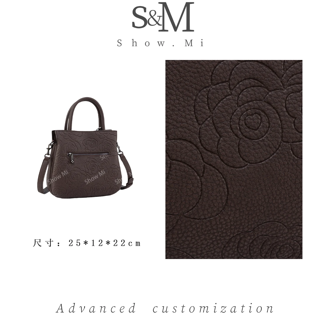 【Show Mi】QYX-81715-巧克力-轻奢小众时尚百搭女士包包sm