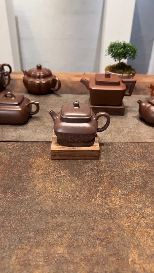 茶壶紫砂～*哥四方合欢140cc