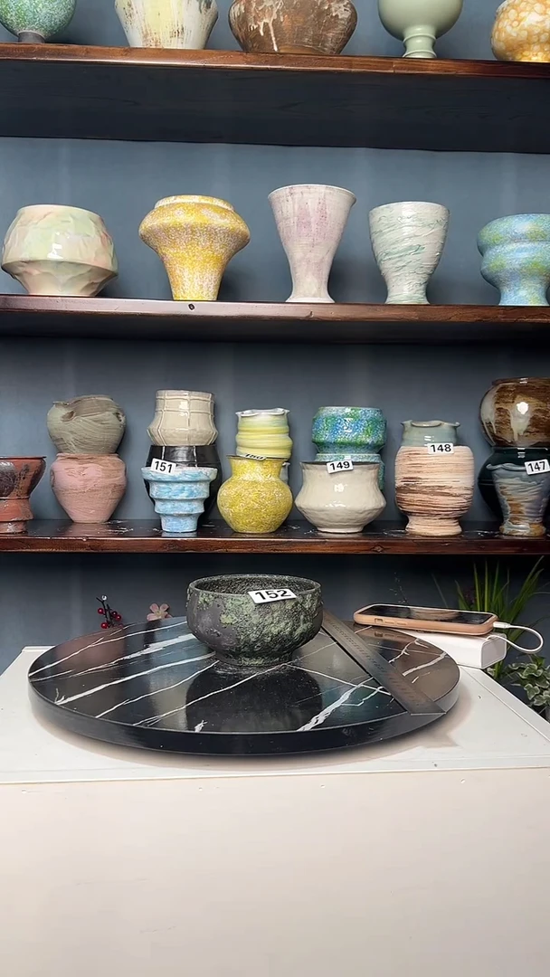 瓷片白泥152无孔12/7