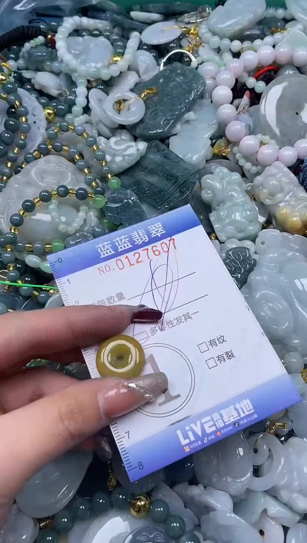 【闪购商品】翡翠颈饰未镶嵌闪购0127607多样性发其一