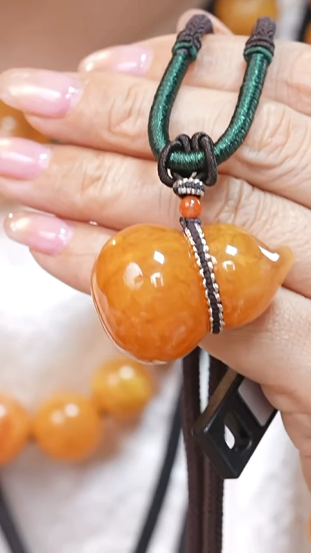 蜜蜡颈饰未镶嵌222  2100天然蜜蜡珠宝奇石云端妖孽全部保真