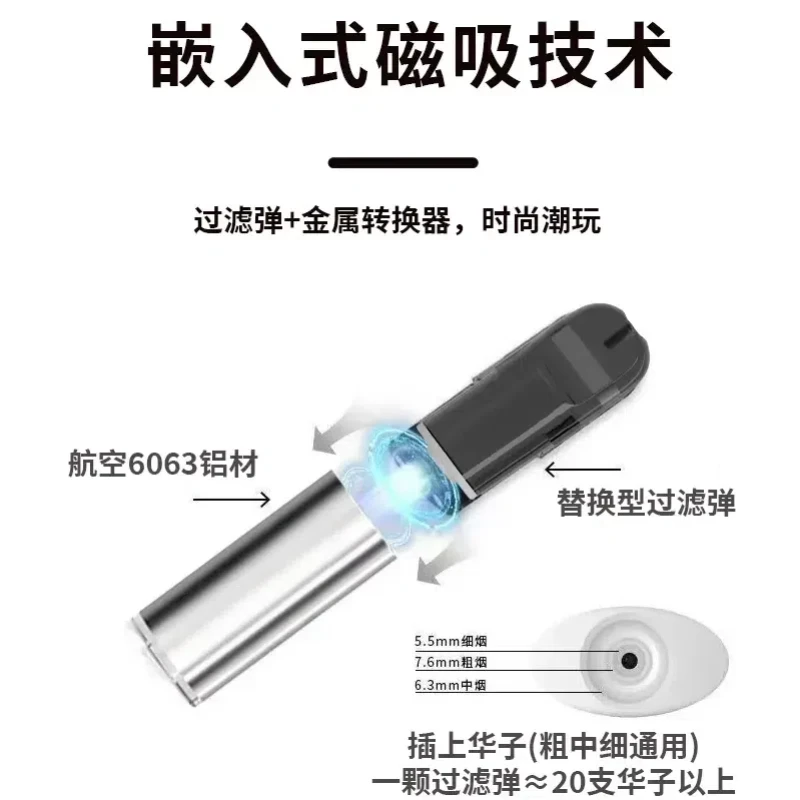 【买2送1】新款水果味过滤烟嘴可过滤清新空气粗中细烟通用3盒