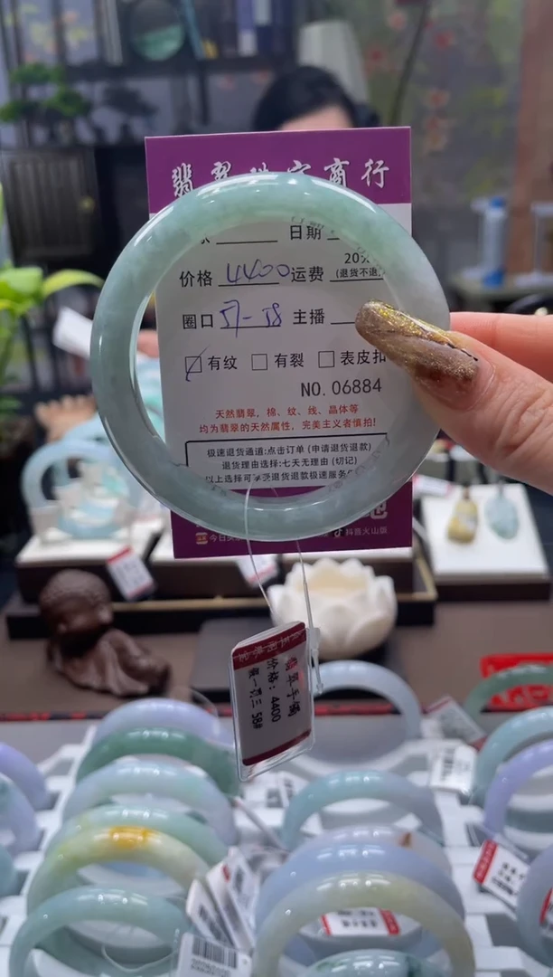 未镶嵌手镯翡翠6884****