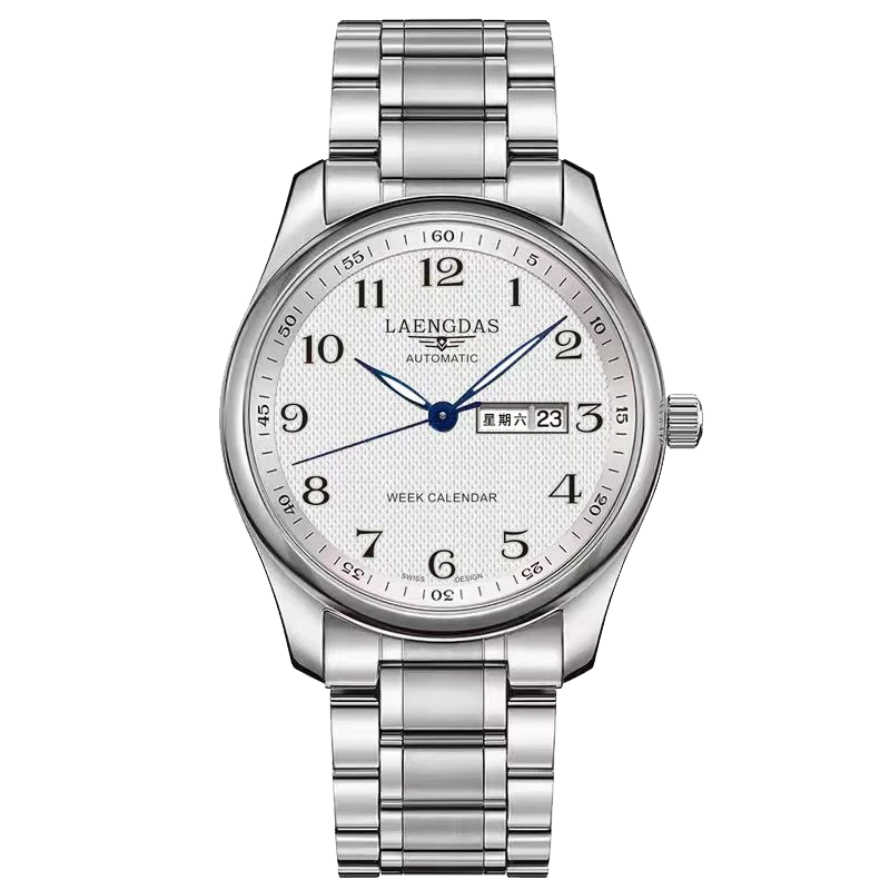 全新未使用/LANGOUSHI/名将系列／男款42mm/ 全自动机械/专柜全套