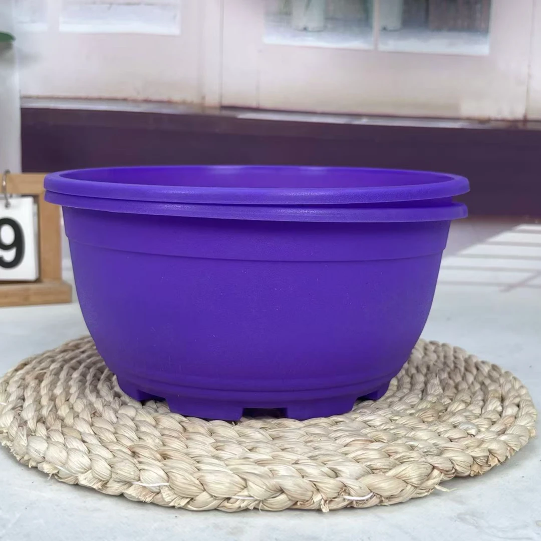 嘉利全新料碗盆塑料花盆家用塑料绿萝专用花盆