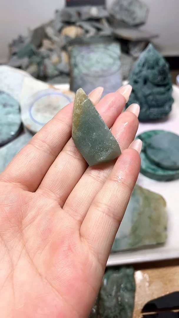 裸石翡翠天然缅甸翡翠A货54