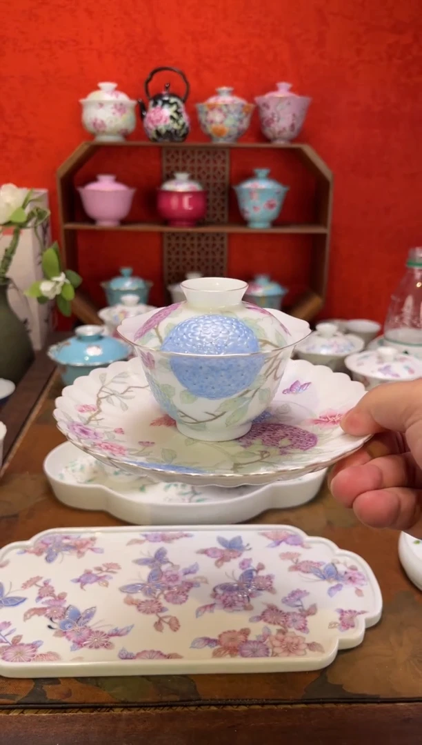 景德镇纯手绘陶瓷茶具