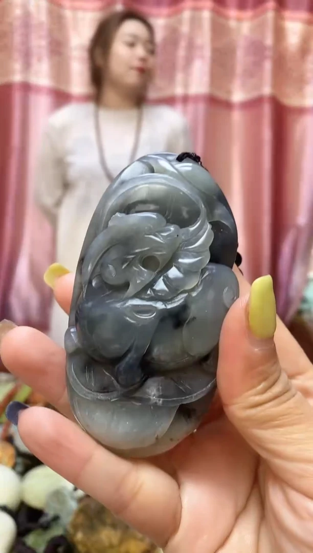 未镶嵌岫玉手把