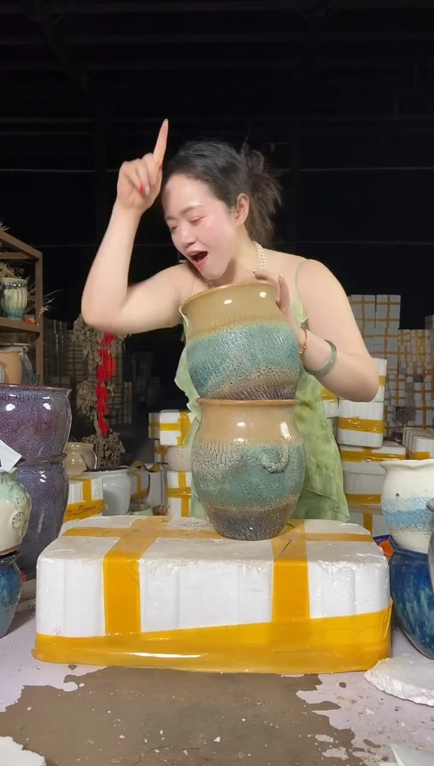 宜兴紫砂粗陶花盆15/20