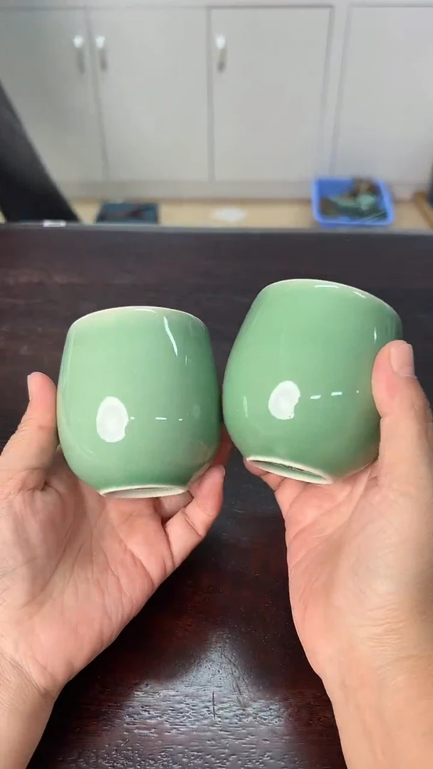 龙泉云间青瓷小米茶器