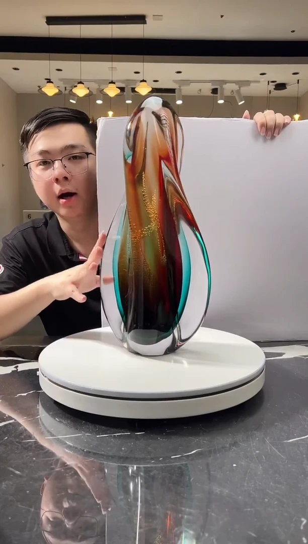 摆件巴比特美学-红色月虹