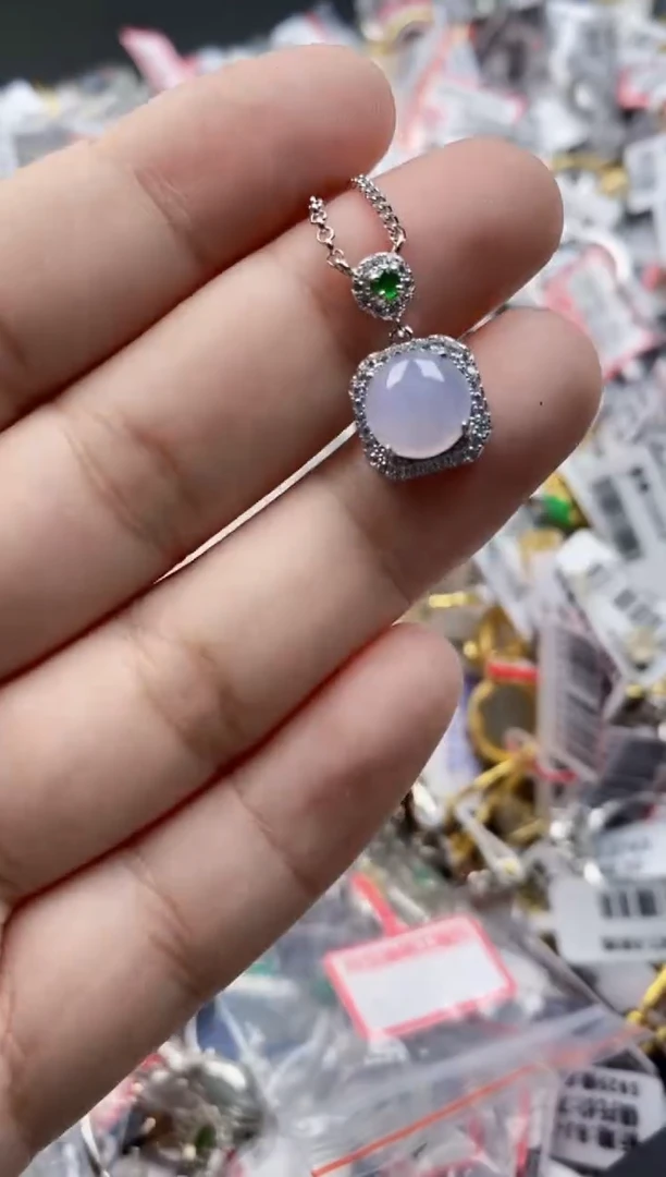 翡翠戒指银S925镶嵌2222       6