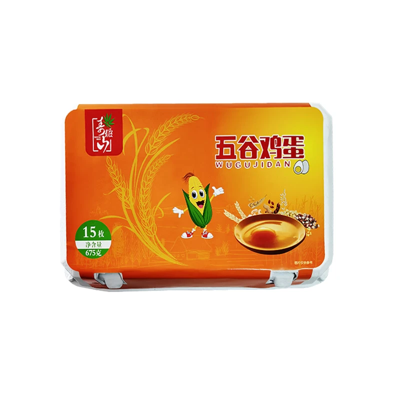 寿姬山五谷鸡蛋15枚约675g/盒