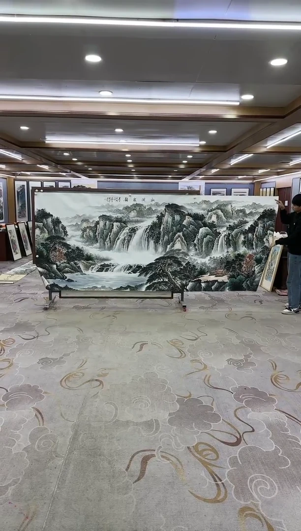 绘画Y-邵明义-大丈二-山水画