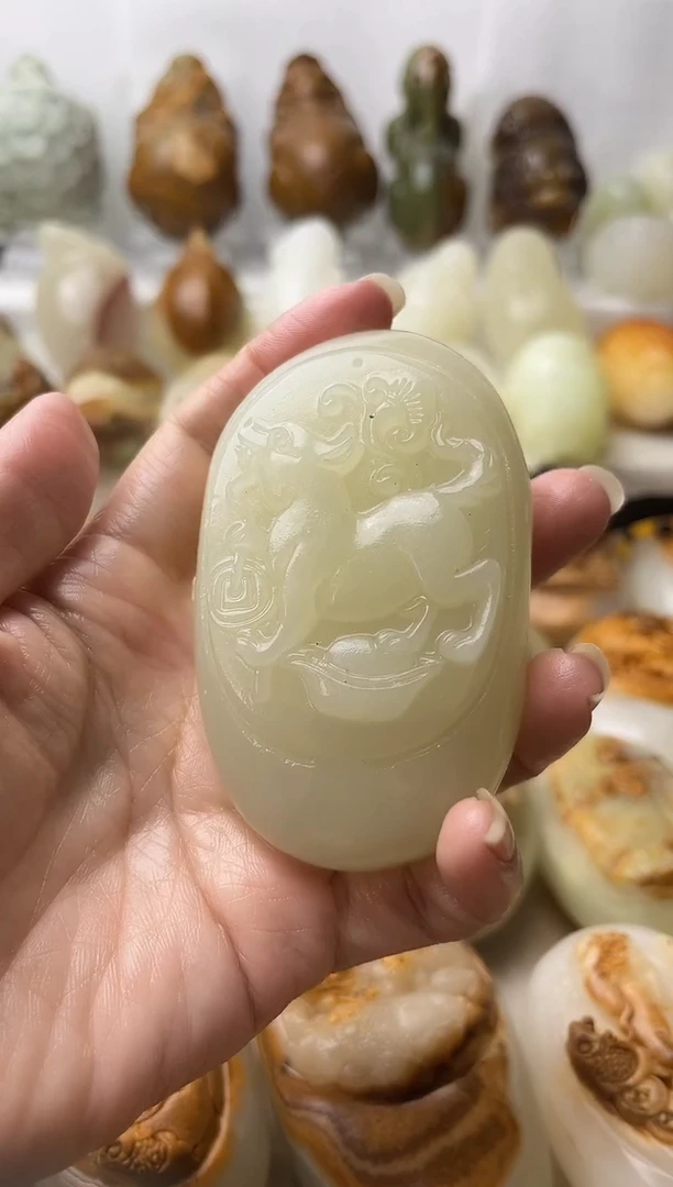 石材方解石棉纹正常不退换狗