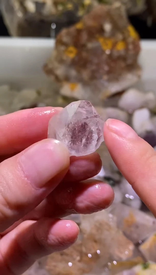 未镶嵌珠宝半成品水晶19号四川花园水晶