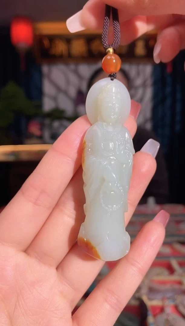 【闪购商品】和田玉颈饰未镶嵌观音